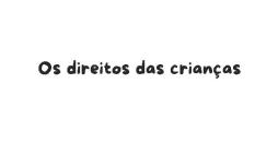 E-Book Direitos das crianças